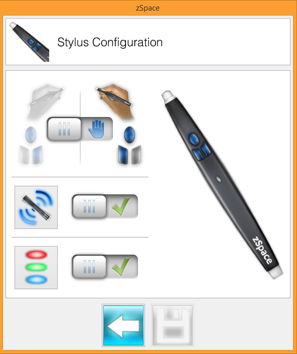 Stylus Configuration